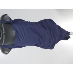 UPOPBY NWT In Bag Classic Navy Blue One-Piece Swimsuit Sz 16
